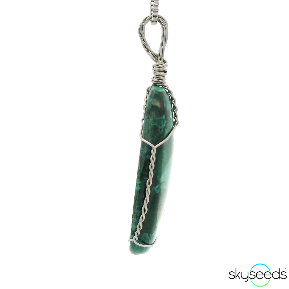 
                  
                    Malachite - Stainless Steel Pendant
                  
                