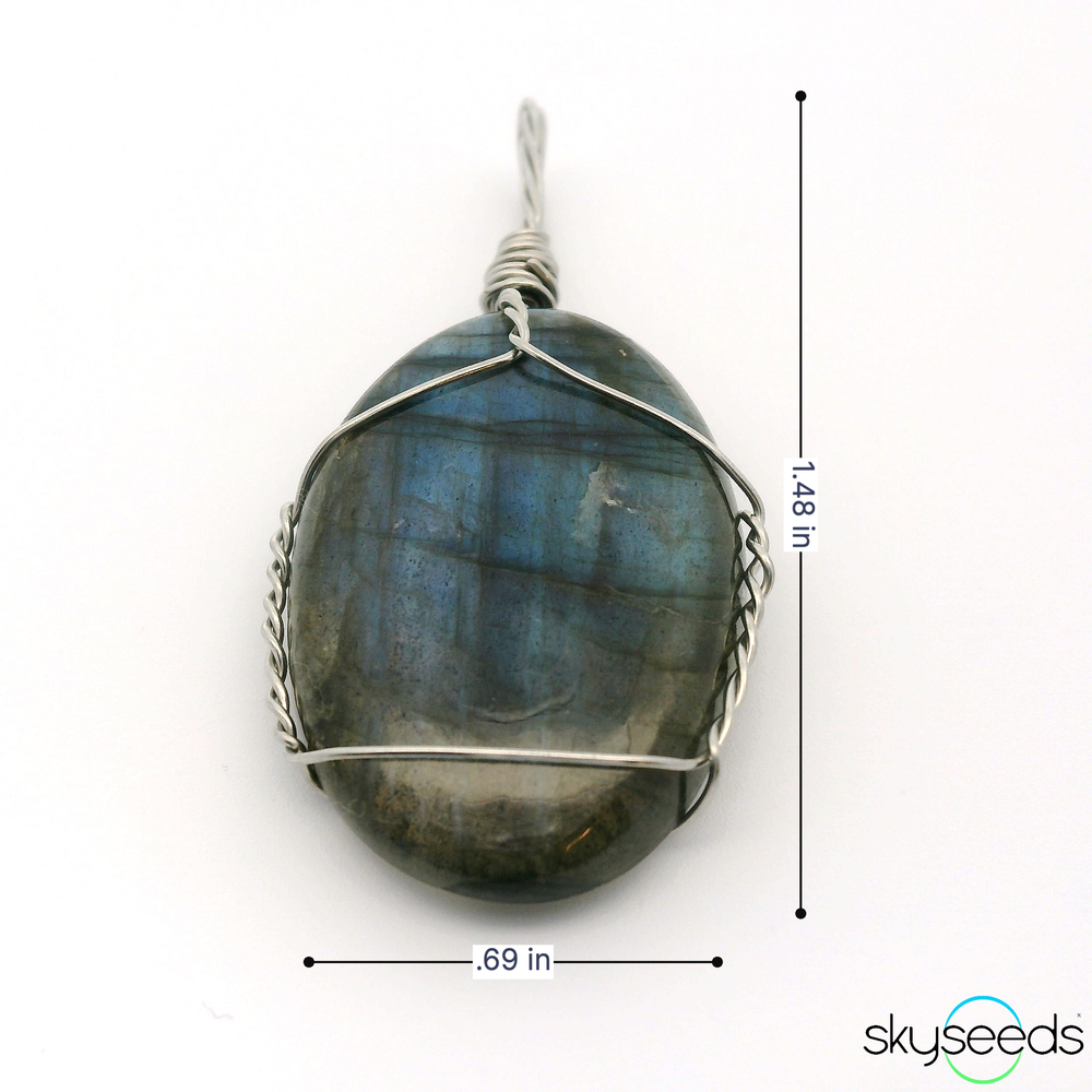 
                  
                    Labradorite - Stainless Steel Pendant
                  
                