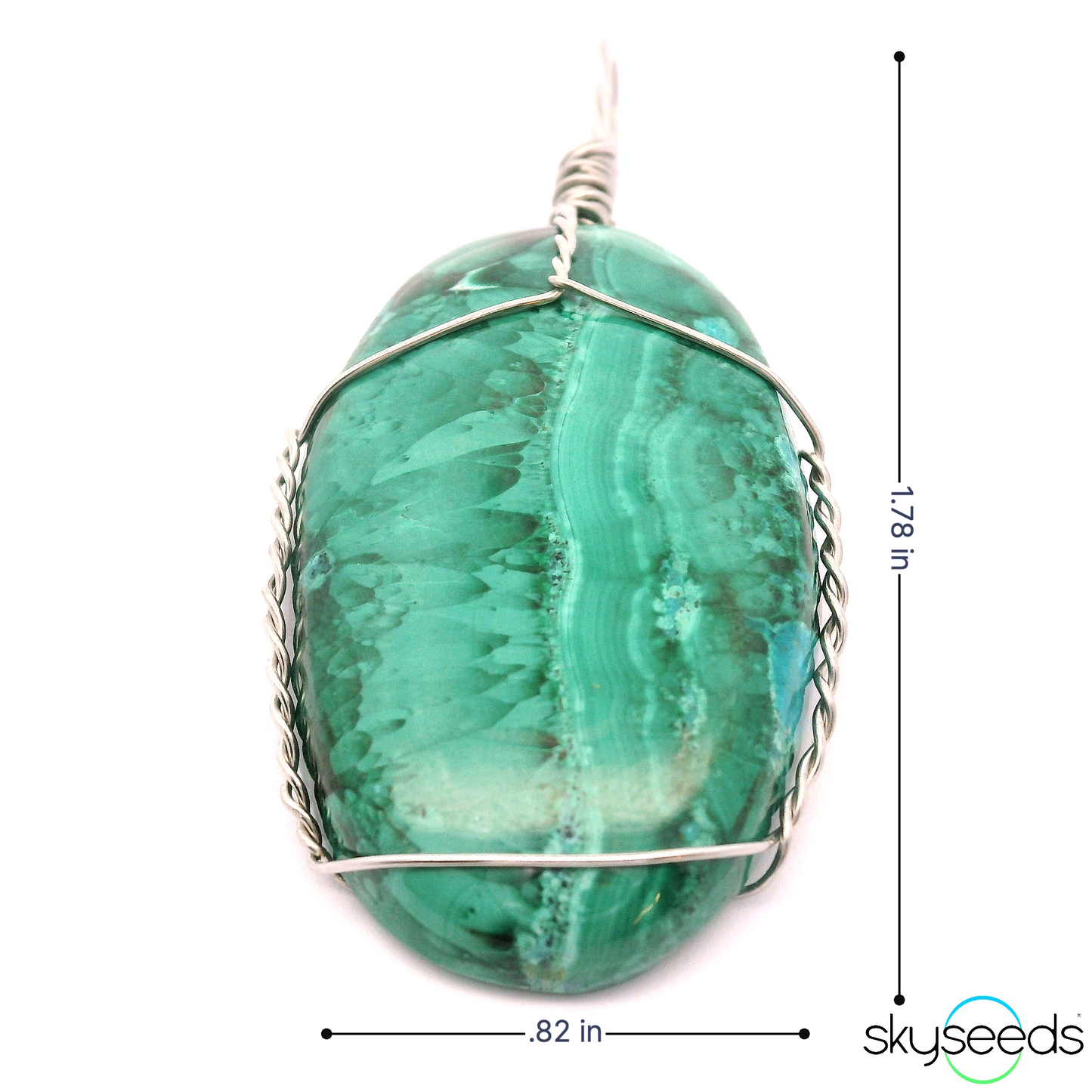 
                  
                    Malachite - Stainless Steel Pendant
                  
                
