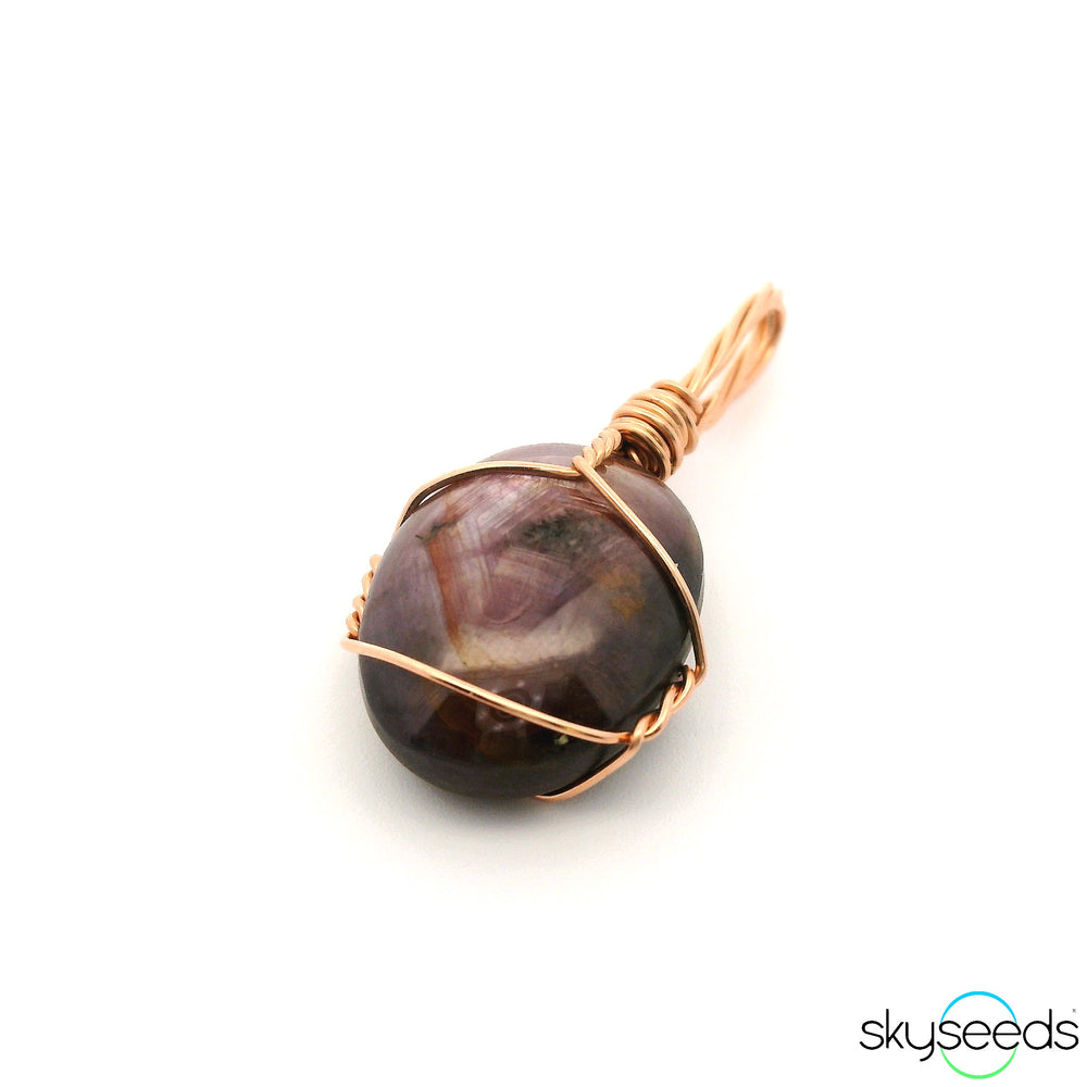 Star Ruby - 14kt Rose Gold Filled Pendant