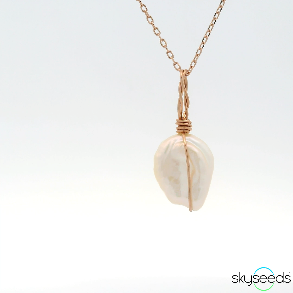 
                  
                    Pearl - 14kt Rose Gold Filled Pendant
                  
                