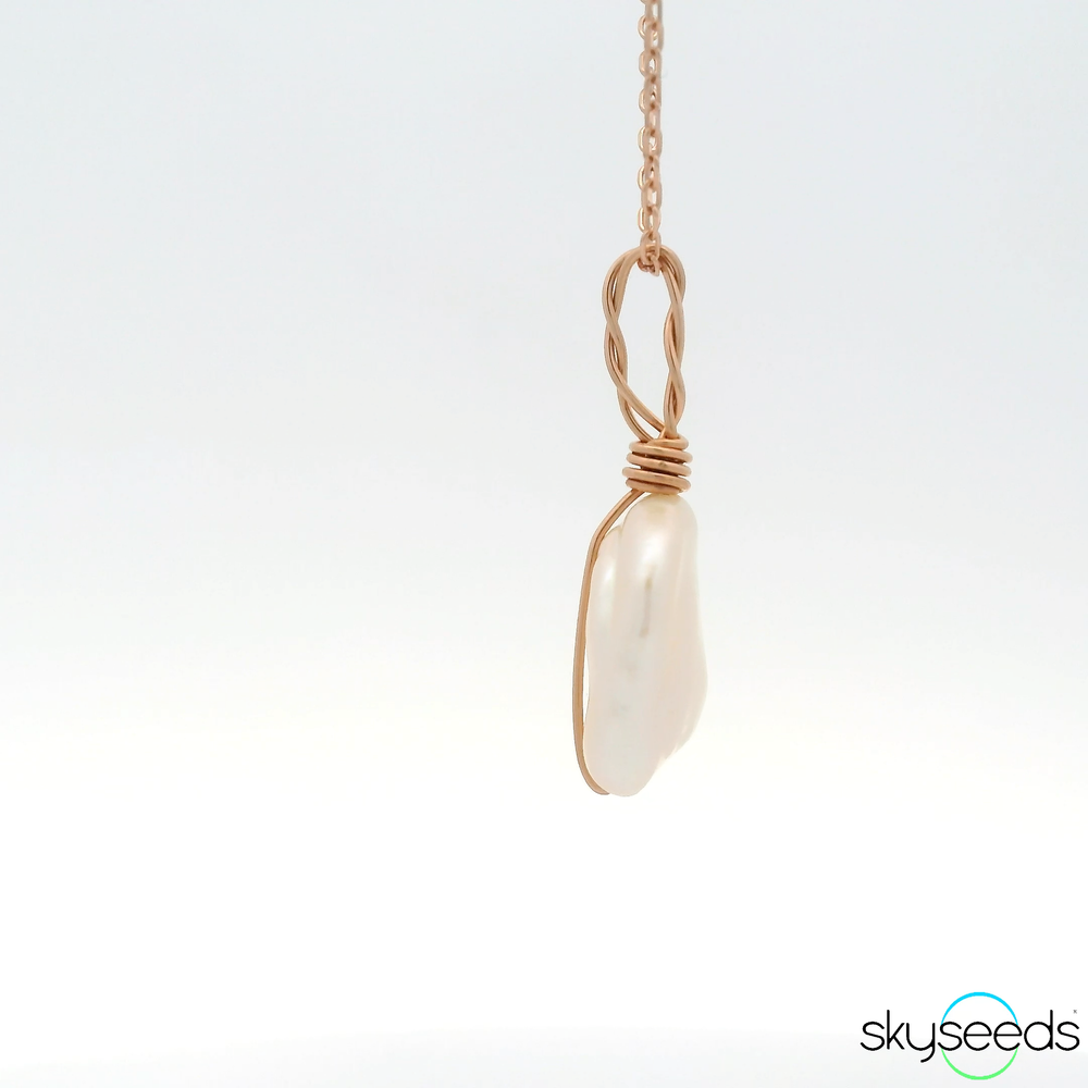 
                  
                    Pearl - 14kt Rose Gold Filled Pendant
                  
                