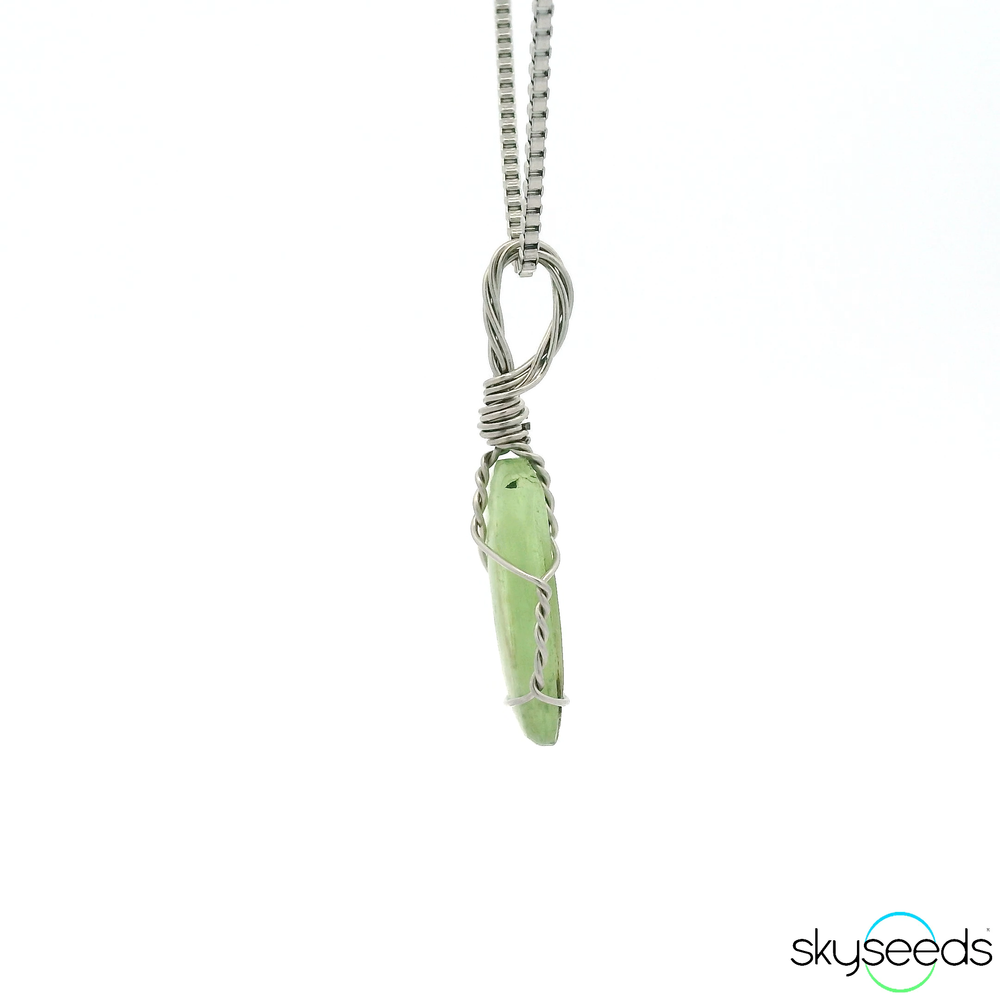 
                  
                    Green Kyanite - Stainless Steel Pendant
                  
                