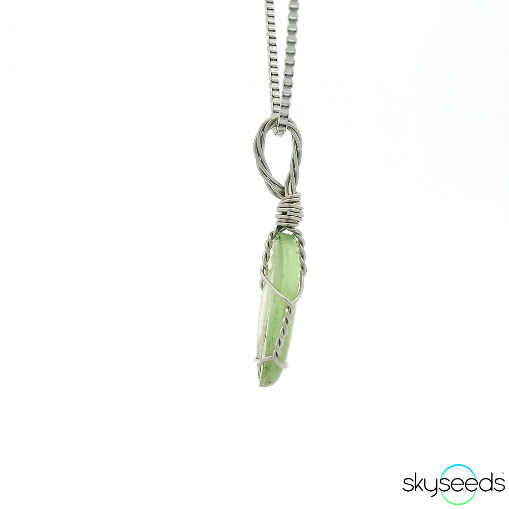 
                  
                    Green Kyanite - Stainless Steel Pendant
                  
                