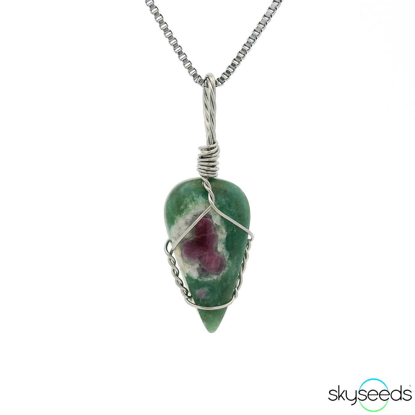 
                  
                    Ruby Fuchsite - Stainless Steel Pendant
                  
                