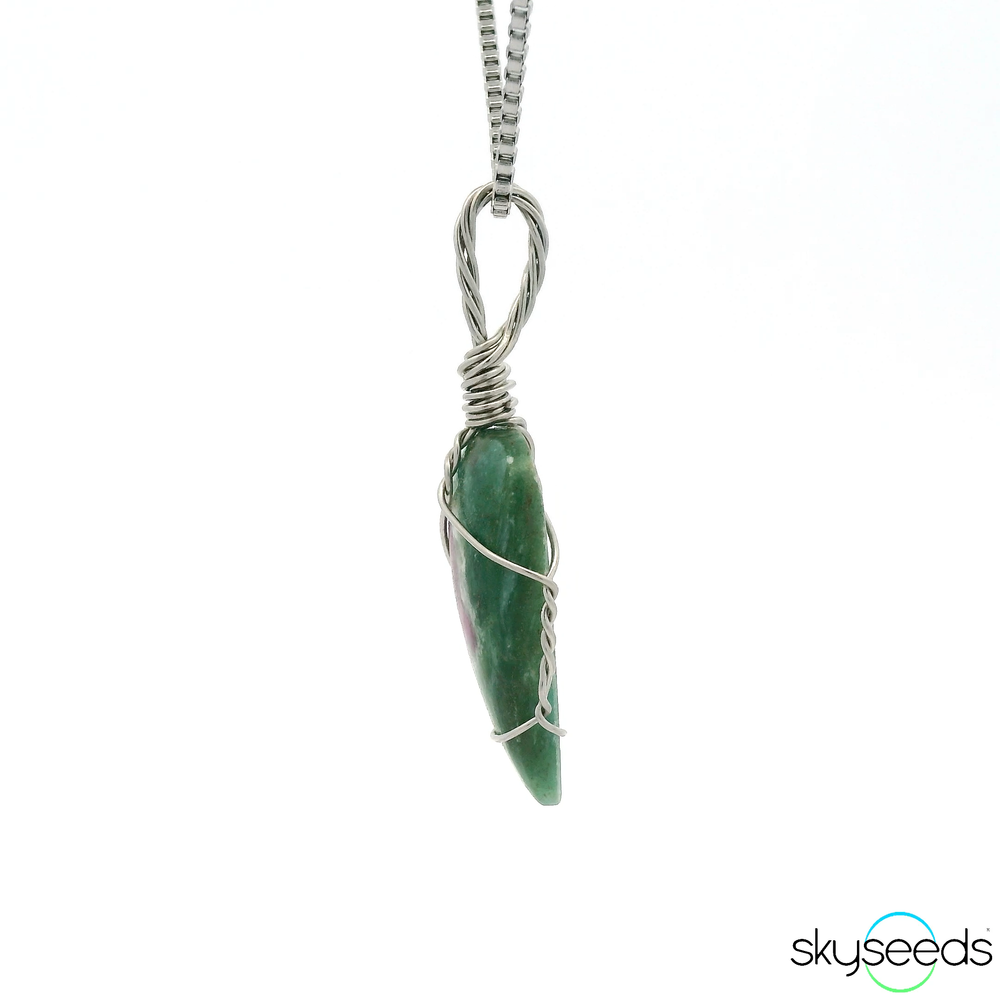 
                  
                    Ruby Fuchsite - Stainless Steel Pendant
                  
                