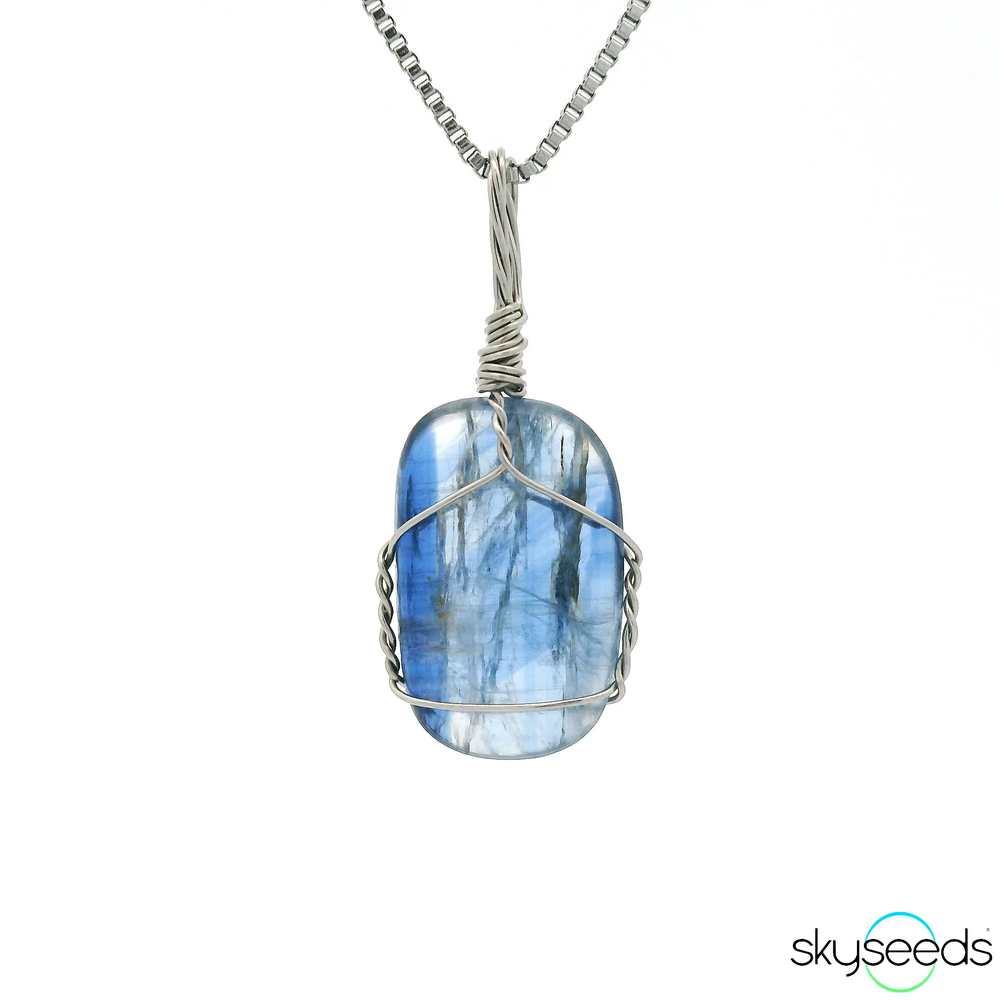 
                  
                    Blue Kyanite - Stainless Steel Pendant
                  
                