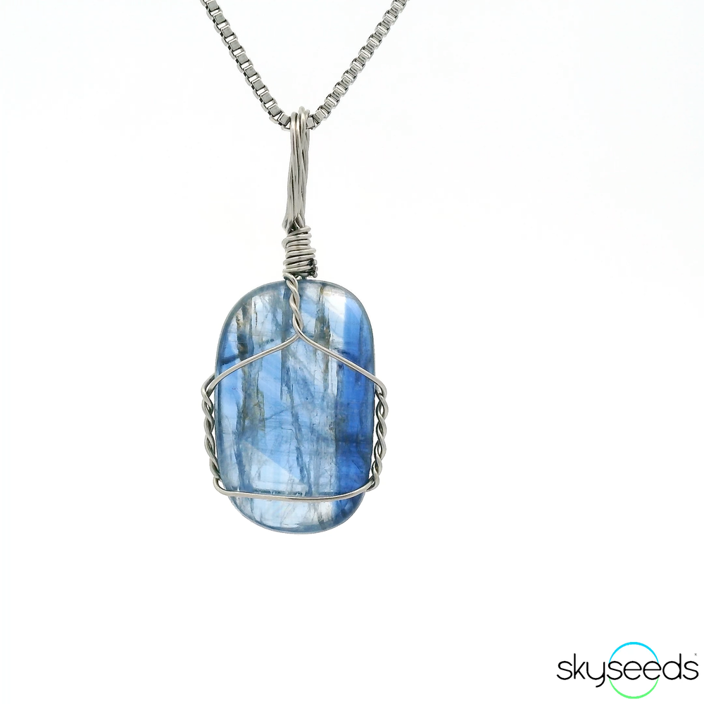
                  
                    Blue Kyanite - Stainless Steel Pendant
                  
                