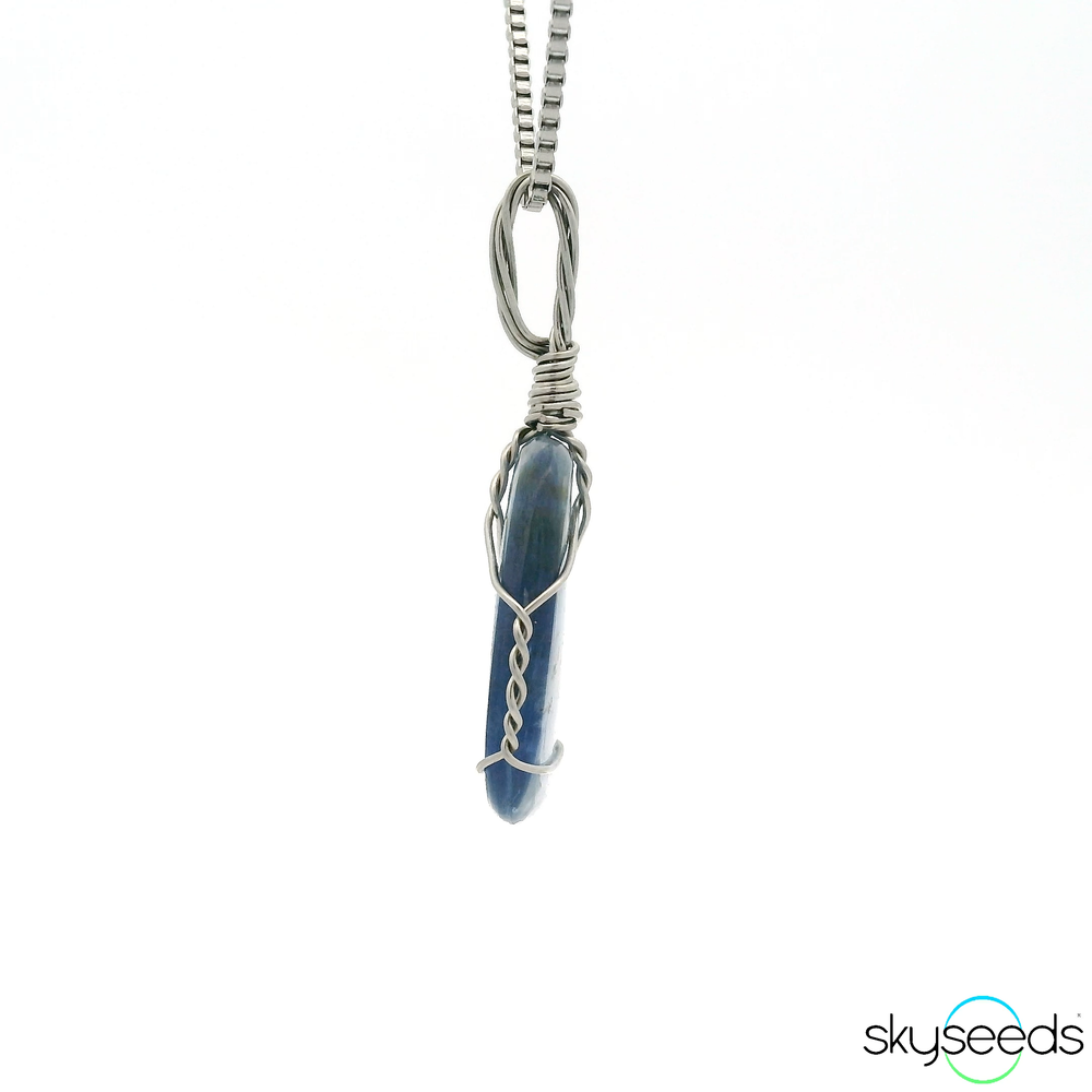 
                  
                    Blue Kyanite - Stainless Steel Pendant
                  
                