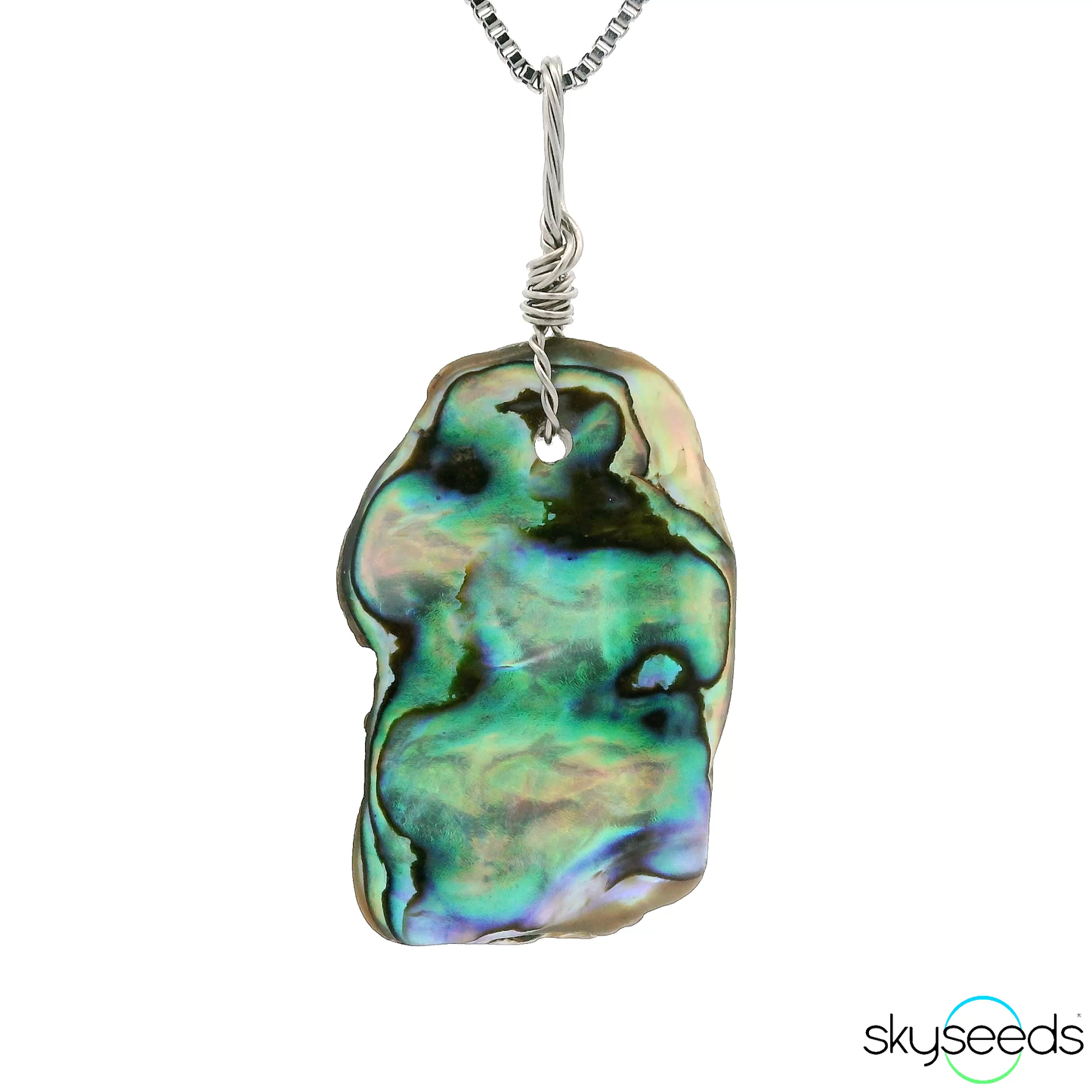 
                  
                    Abalone Shell - Stainless Steel Pendant
                  
                