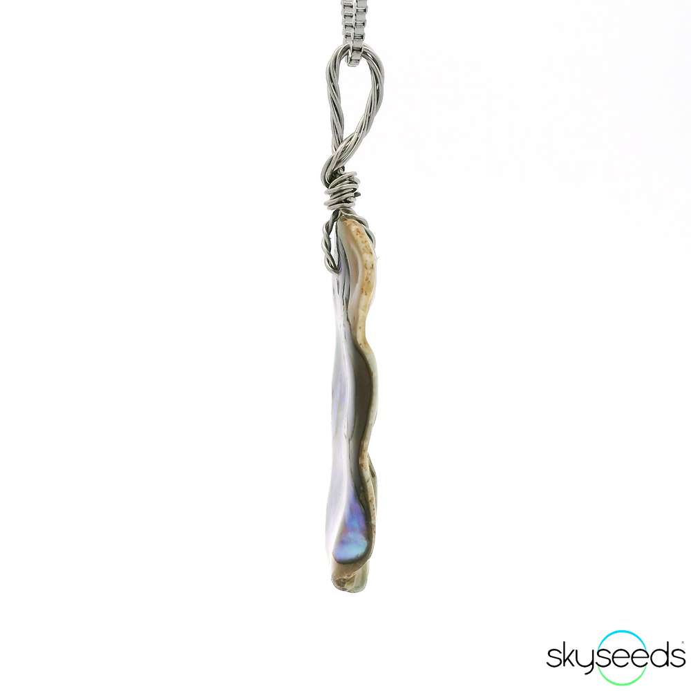
                  
                    Abalone Shell - Stainless Steel Pendant
                  
                