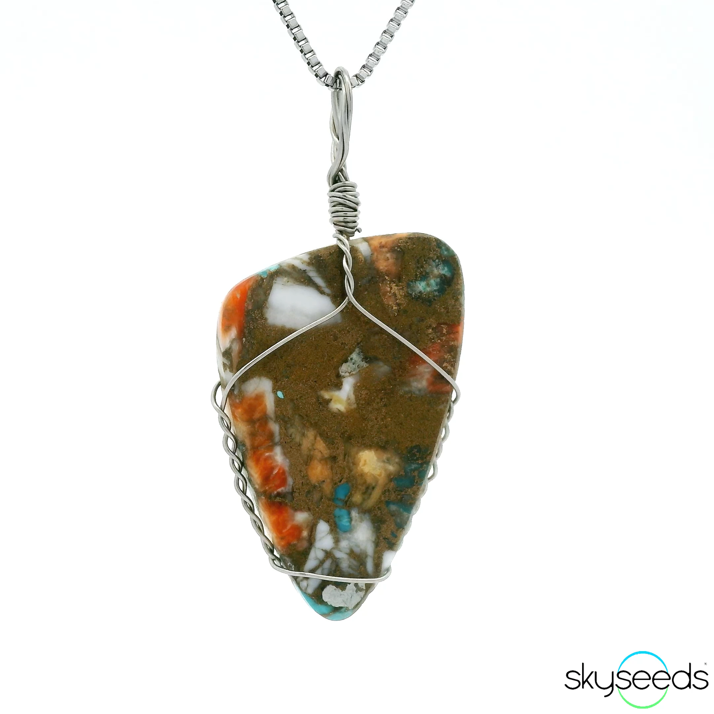 
                  
                    Spiny Oyster Turquiose - Stainless Steel Pendant
                  
                