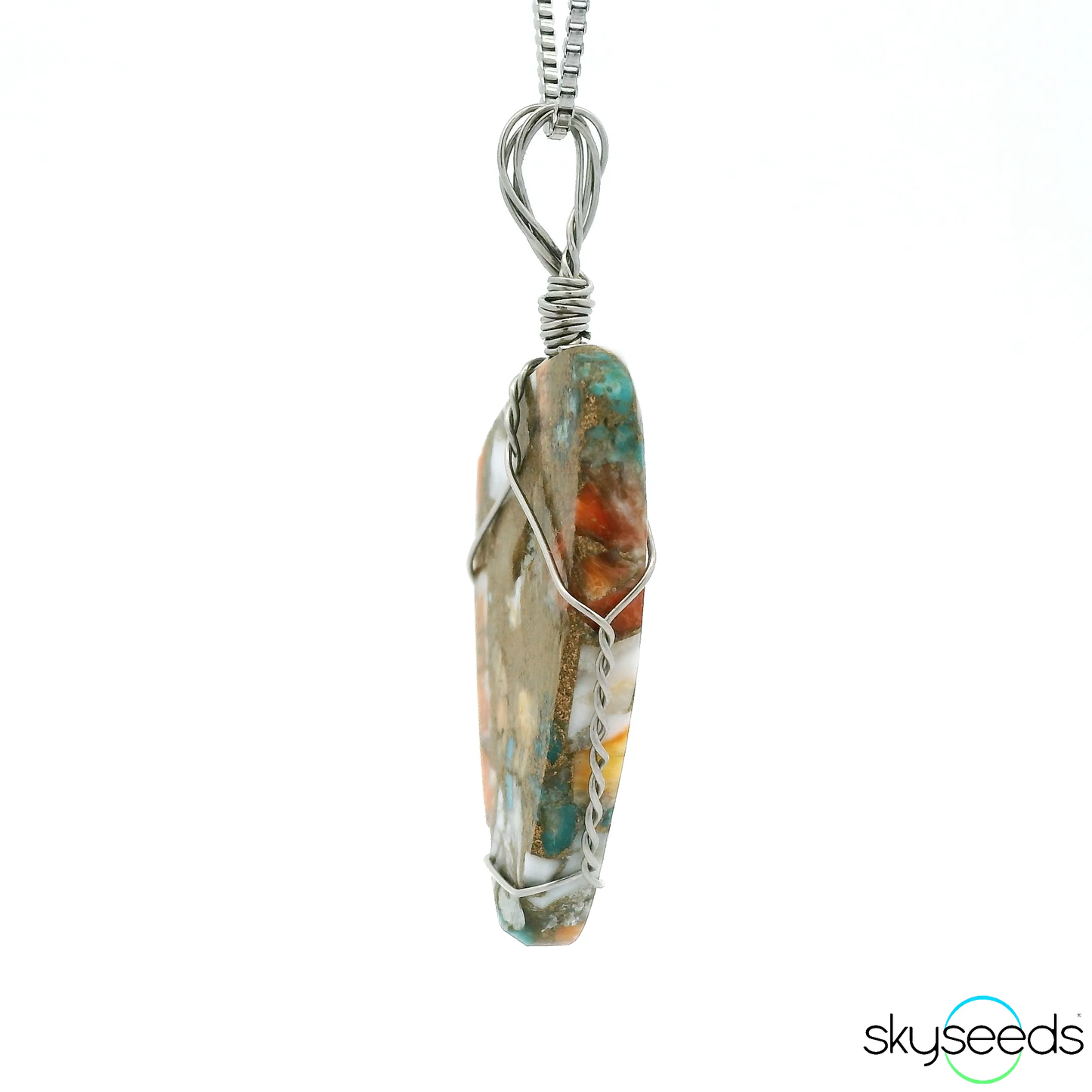 
                  
                    Spiny Oyster Turquiose - Stainless Steel Pendant
                  
                