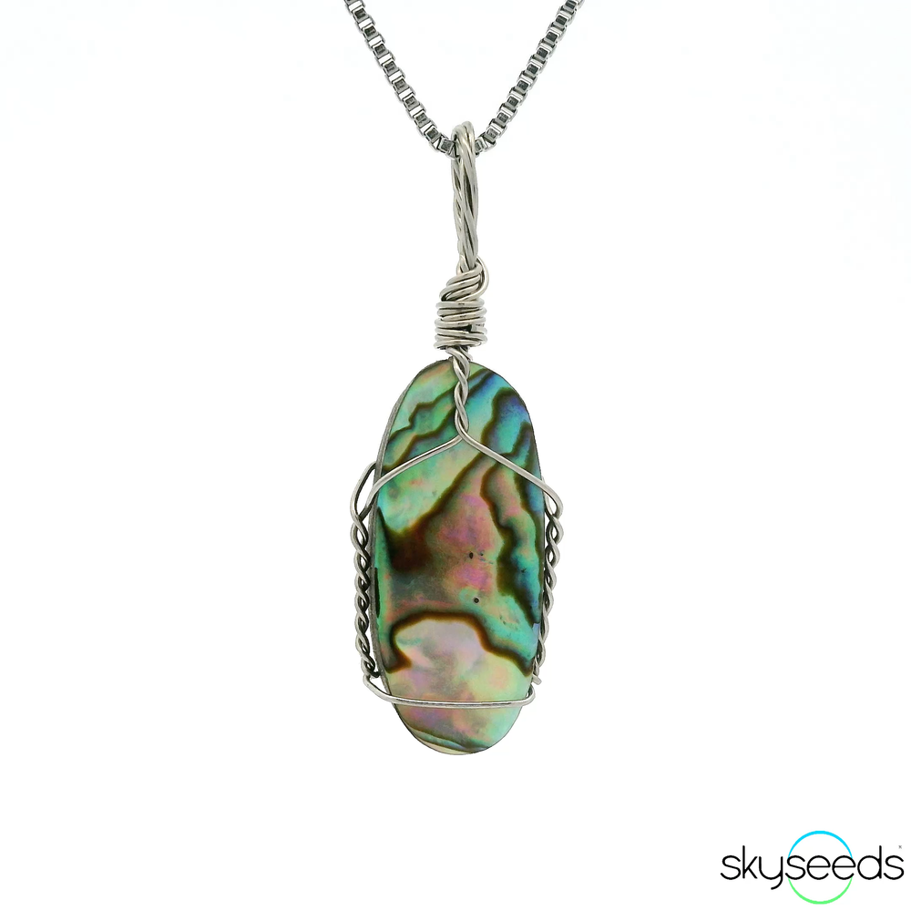 
                  
                    Abalone Shell - Stainless Steel Pendant
                  
                