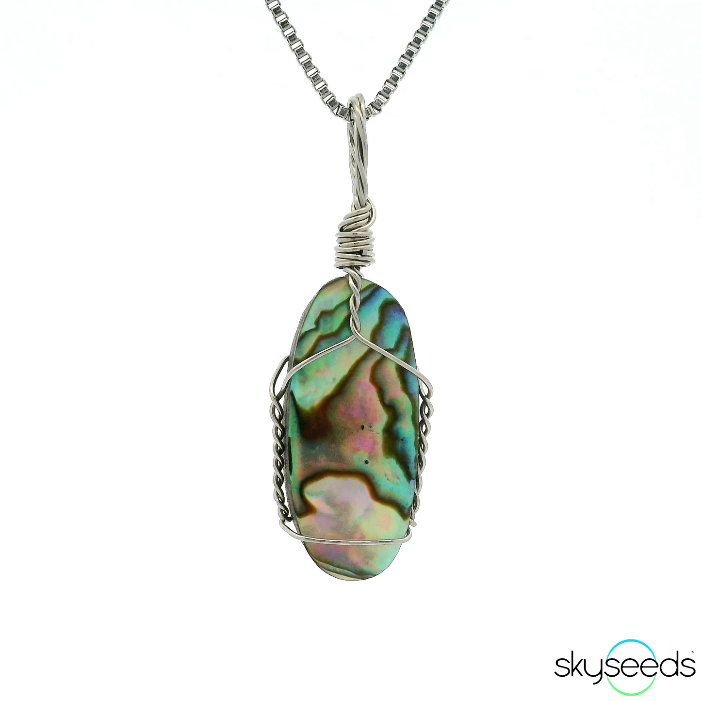 
                  
                    Abalone Shell - Stainless Steel Pendant
                  
                