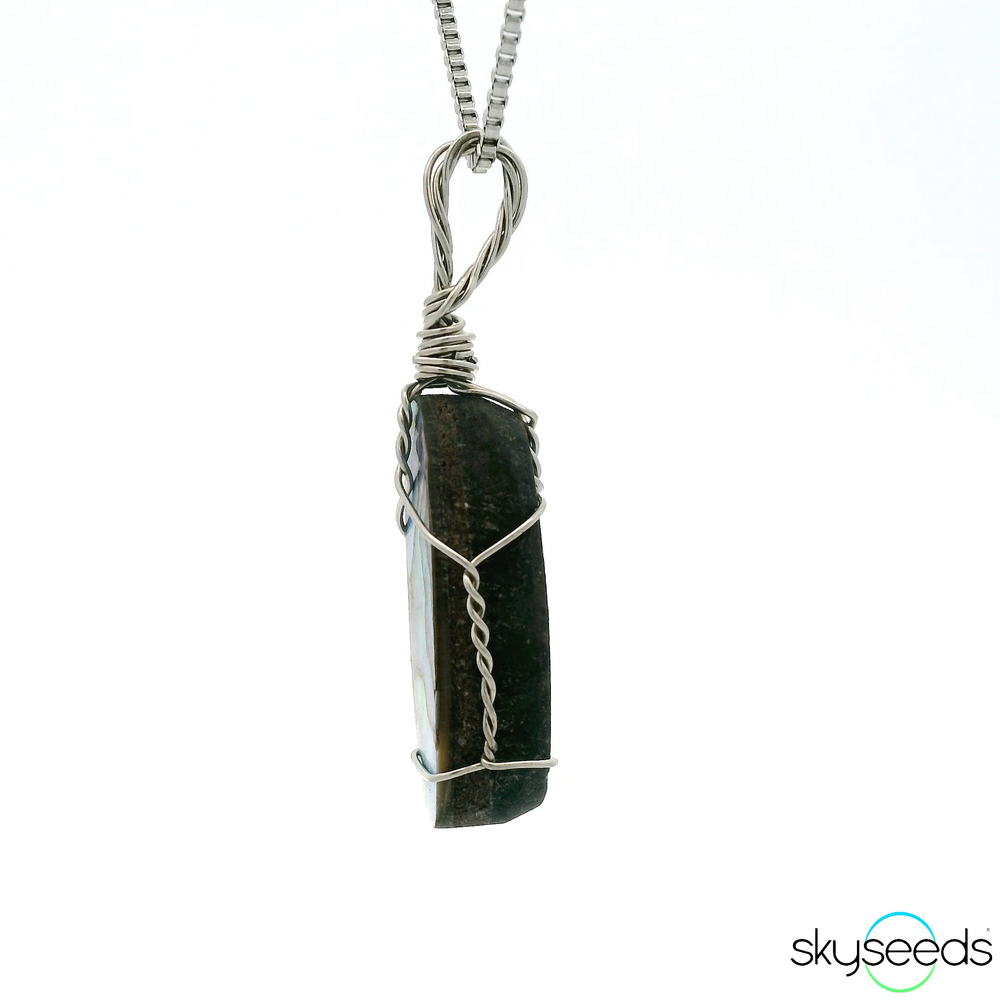 
                  
                    Abalone Shell - Stainless Steel Pendant
                  
                