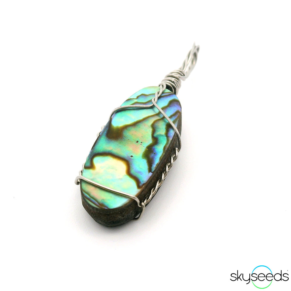 Abalone Shell - Stainless Steel Pendant