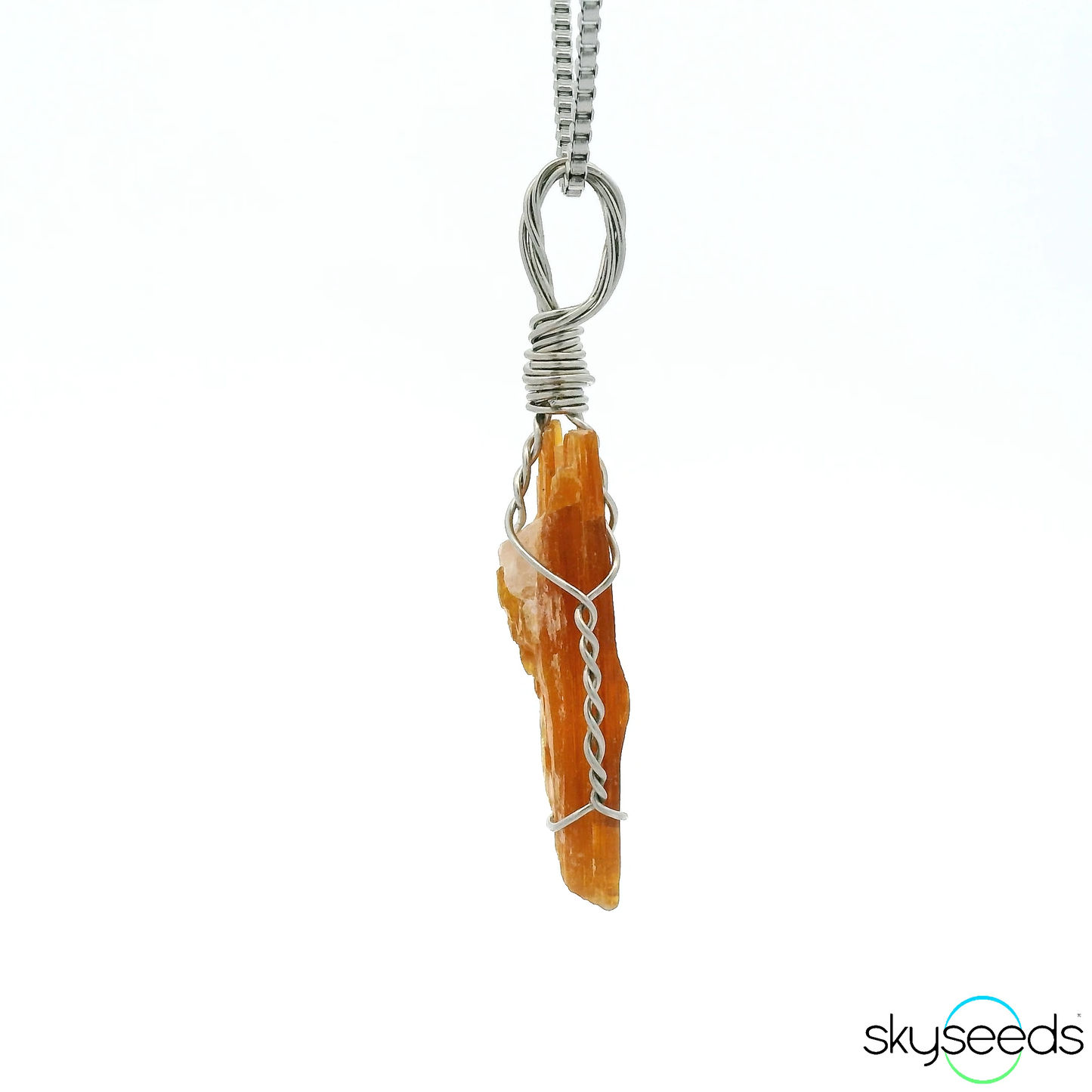 
                  
                    Orange Kyanite - Stainless Steel Pendant
                  
                