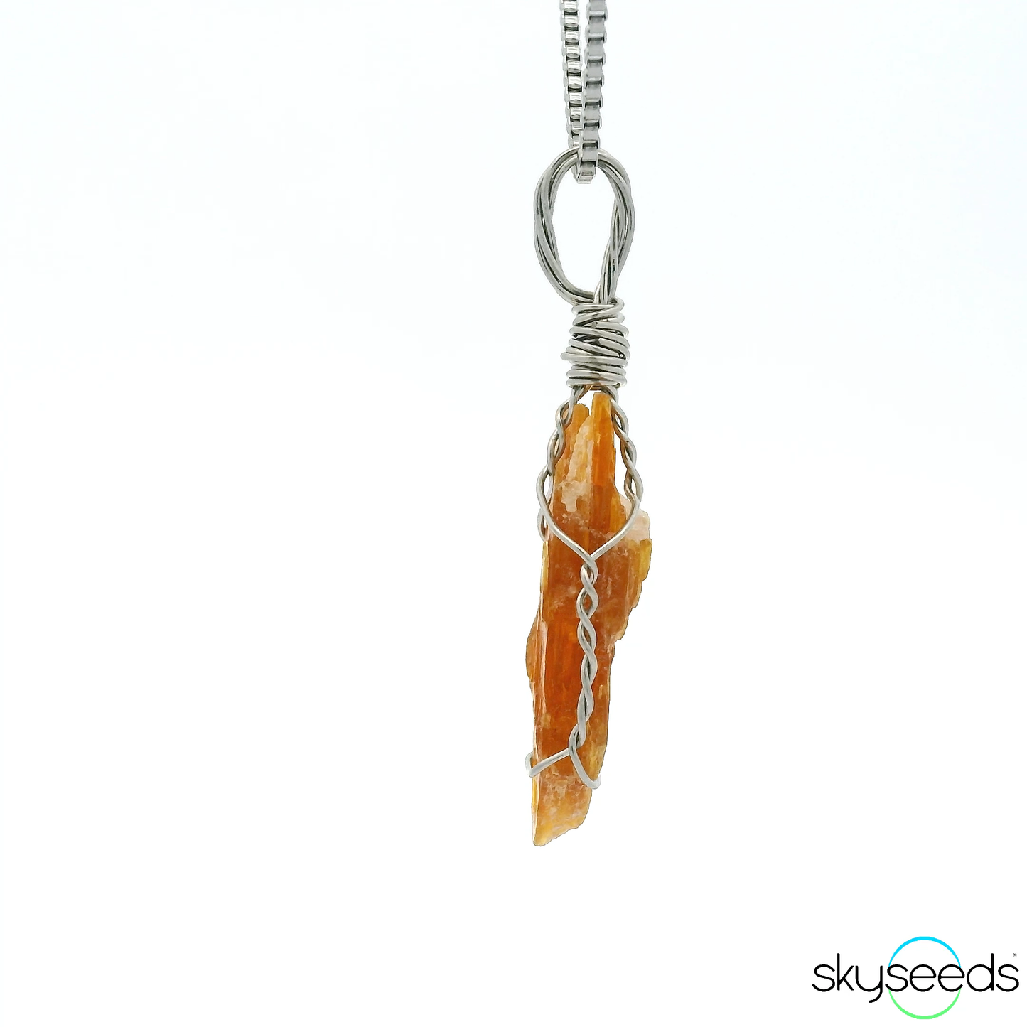
                  
                    Orange Kyanite - Stainless Steel Pendant
                  
                