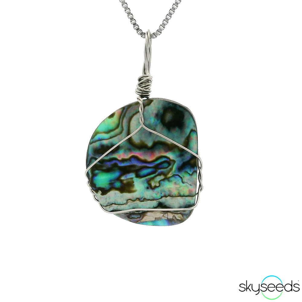 
                  
                    Abalone Shell - Stainless Steel Pendant
                  
                