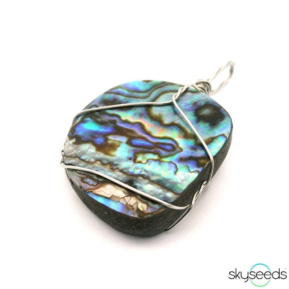 Abalone Shell - Stainless Steel Pendant