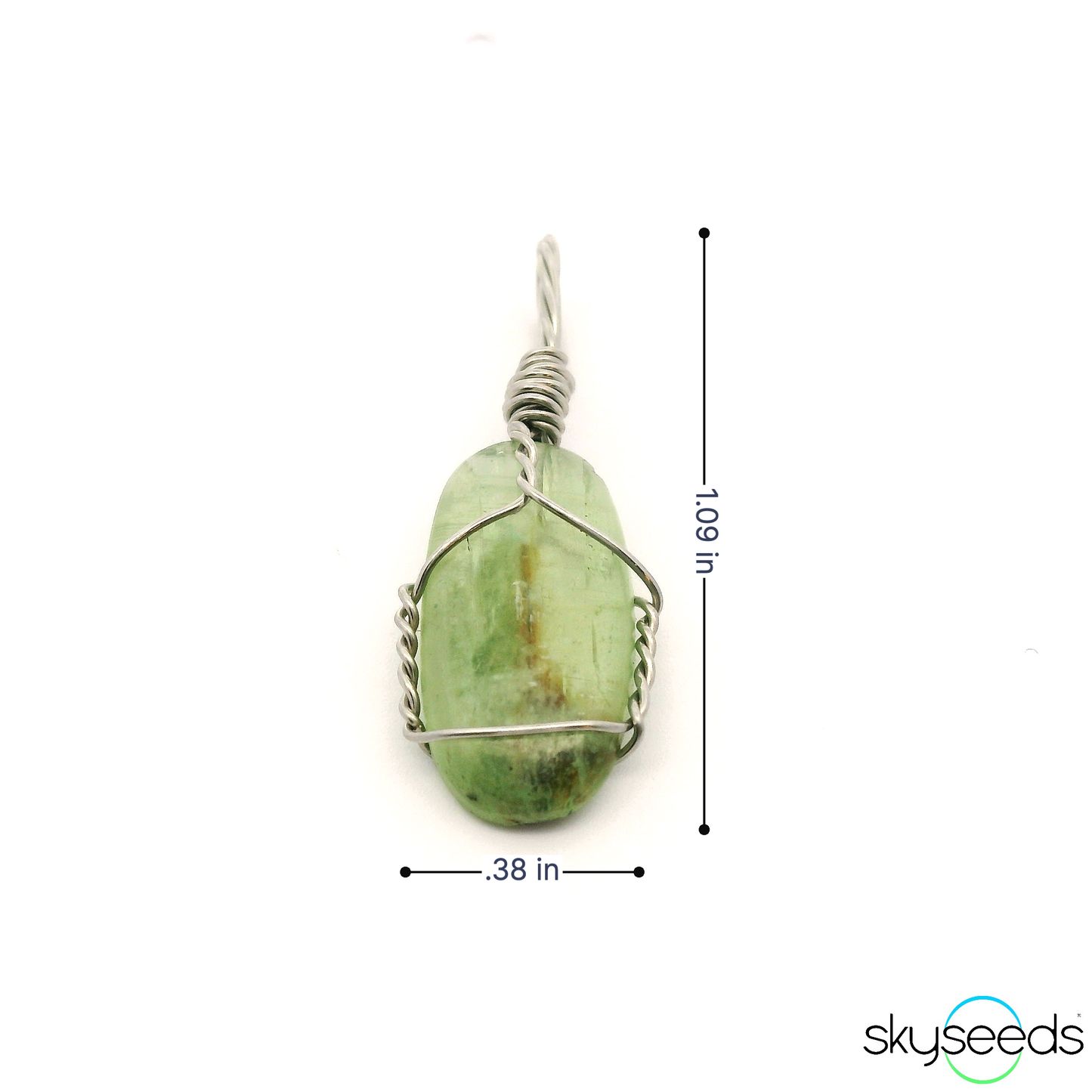 
                  
                    Green Kyanite - Stainless Steel Pendant
                  
                
