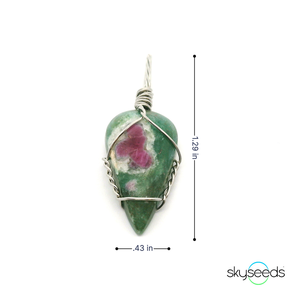 
                  
                    Ruby Fuchsite - Stainless Steel Pendant
                  
                