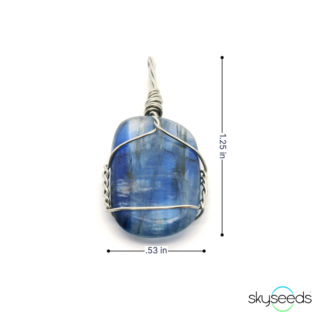 
                  
                    Blue Kyanite - Stainless Steel Pendant
                  
                
