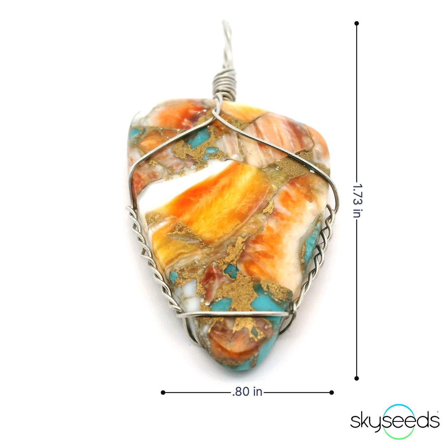 
                  
                    Spiny Oyster Turquiose - Stainless Steel Pendant
                  
                