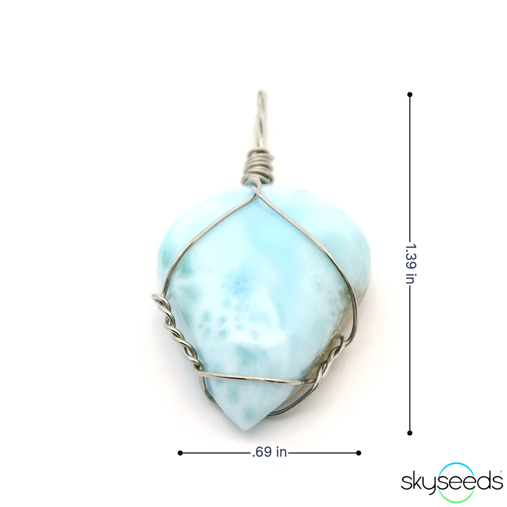 
                  
                    Larimar - Stainless Steel Pendant
                  
                