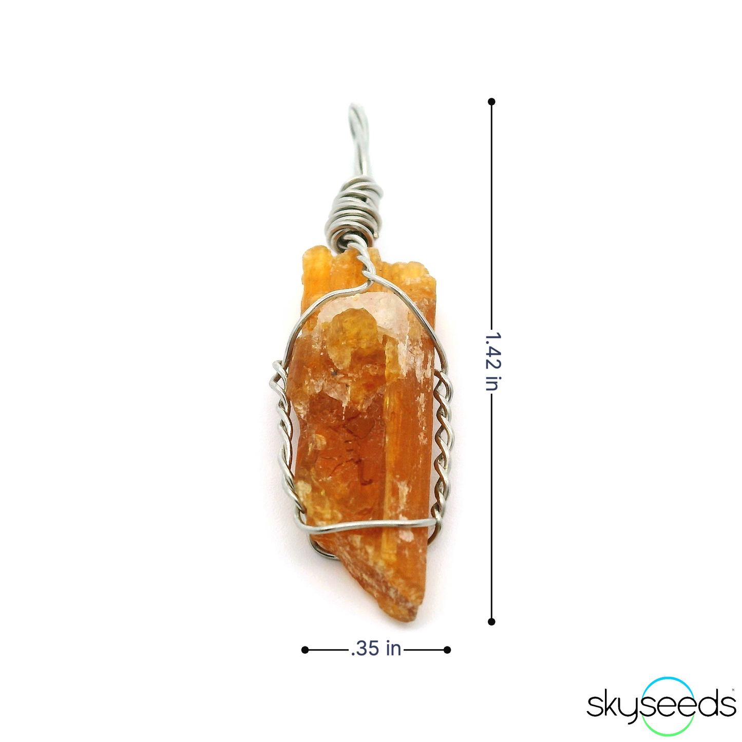 
                  
                    Orange Kyanite - Stainless Steel Pendant
                  
                