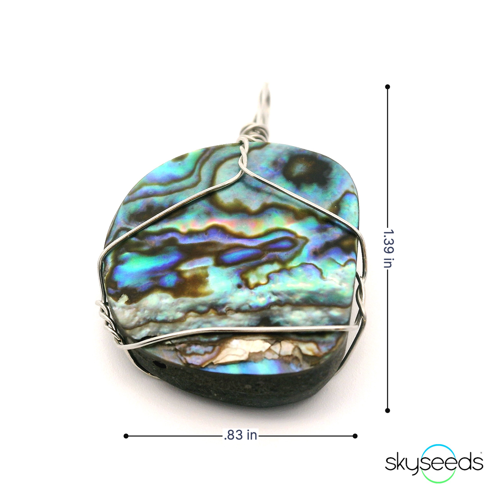 
                  
                    Abalone Shell - Stainless Steel Pendant
                  
                