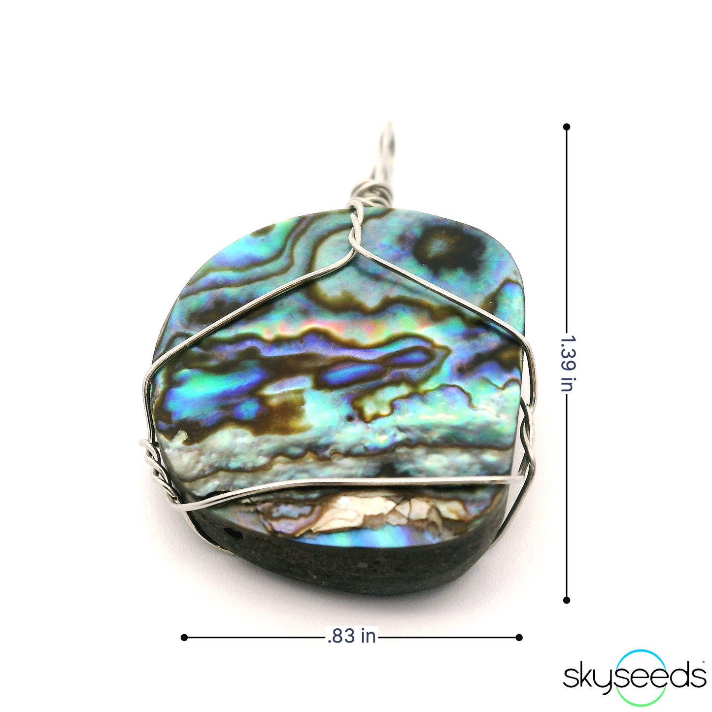 
                  
                    Abalone Shell - Stainless Steel Pendant
                  
                