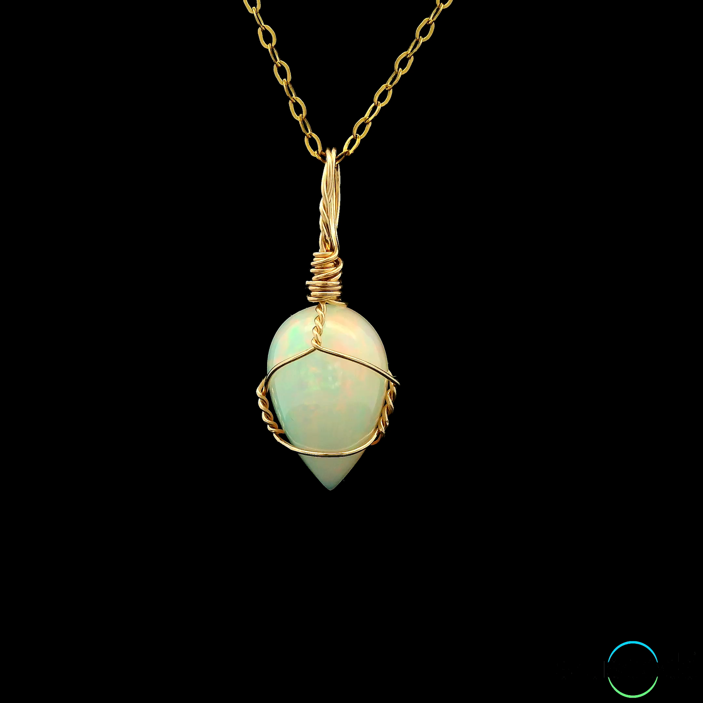 
                  
                    Ethiopian Opal - 14kt Gold Filled Pendant
                  
                