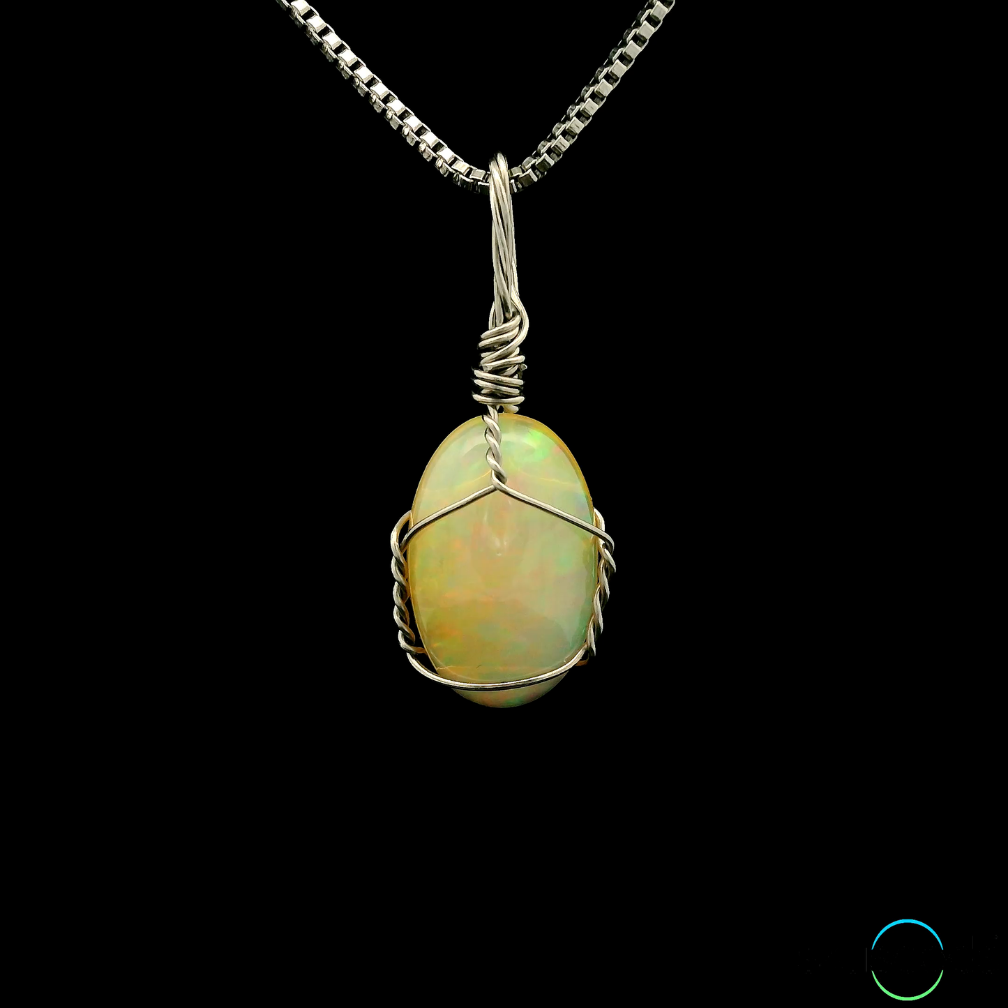 
                  
                    Ethiopian Opal - Stainless Steel Pendant
                  
                