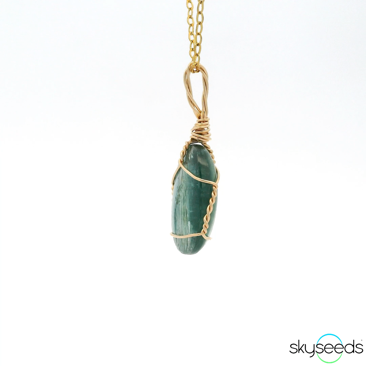 
                  
                    Ocean Kyanite - 14kt Gold Filled Pendant
                  
                