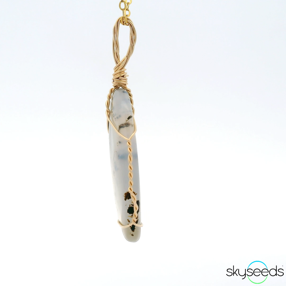 
                  
                    Montana Agate - 14kt Gold Filled Pendant
                  
                