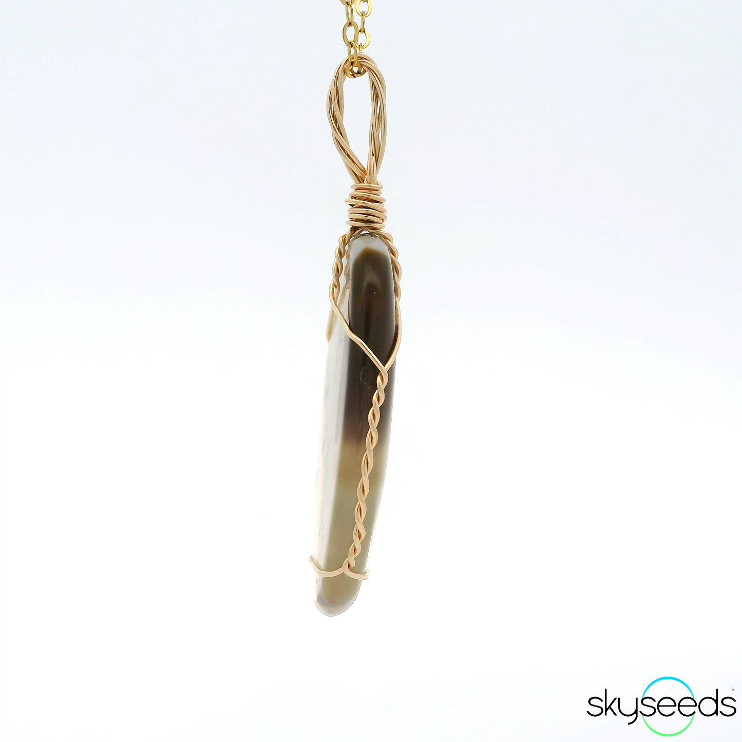 
                  
                    Montana Agate - 14kt Gold Filled Pendant
                  
                