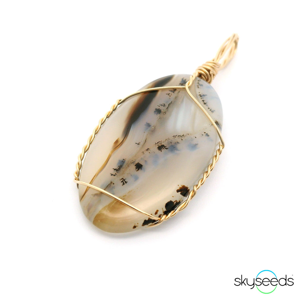 Montana Agate - 14kt Gold Filled Pendant