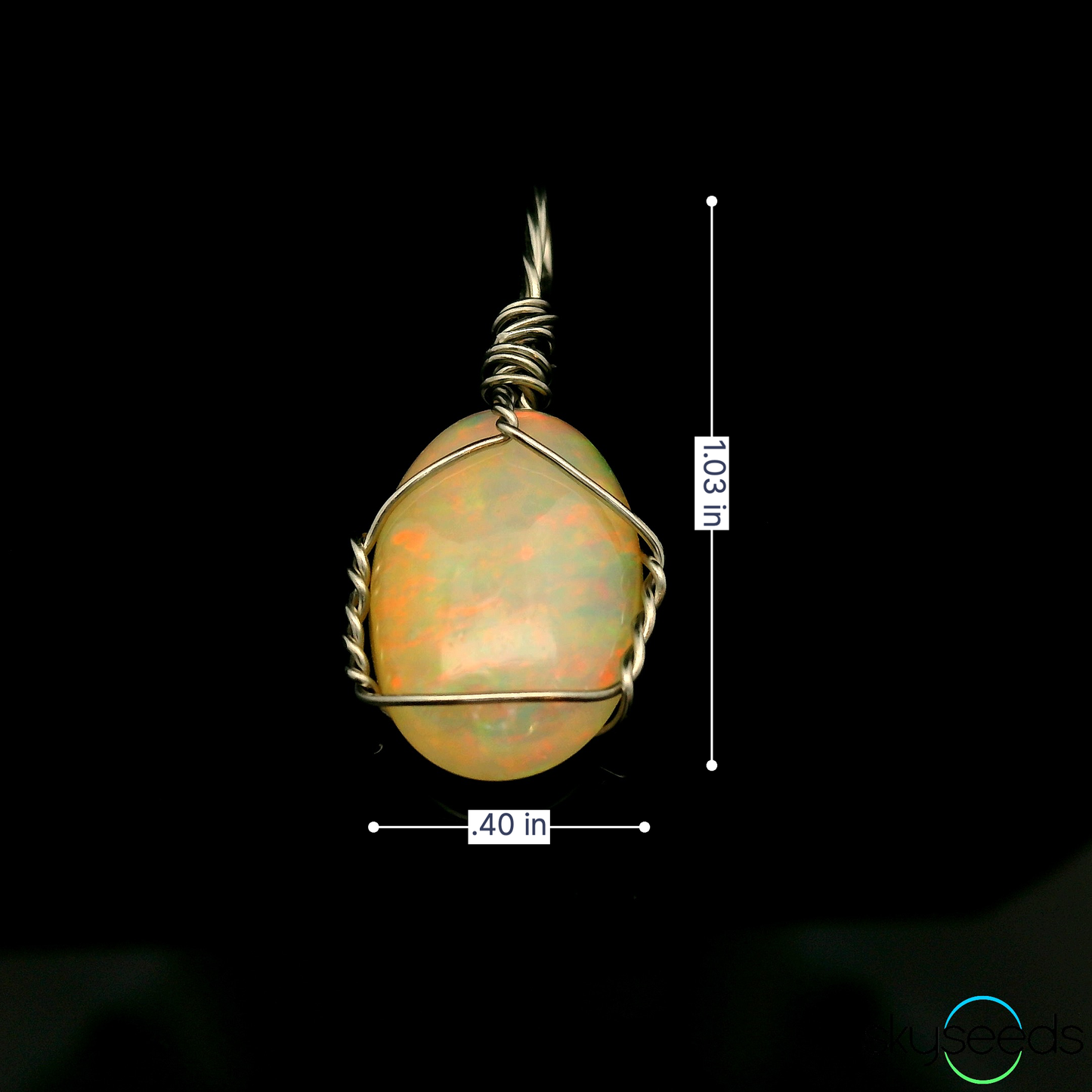 
                  
                    Ethiopian Opal - Stainless Steel Pendant
                  
                