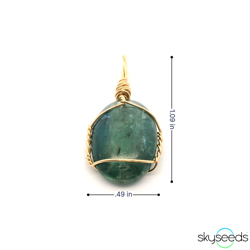 
                  
                    Ocean Kyanite - 14kt Gold Filled Pendant
                  
                