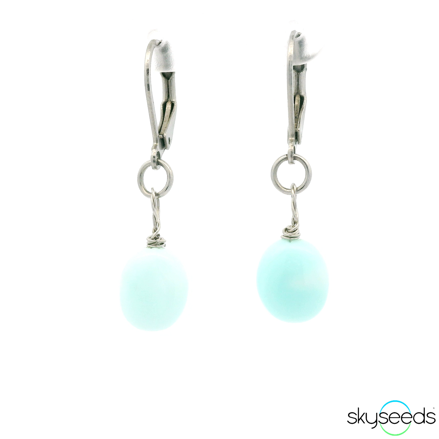 
                  
                    Peruvian Opal - Stainless Steel Earrings
                  
                
