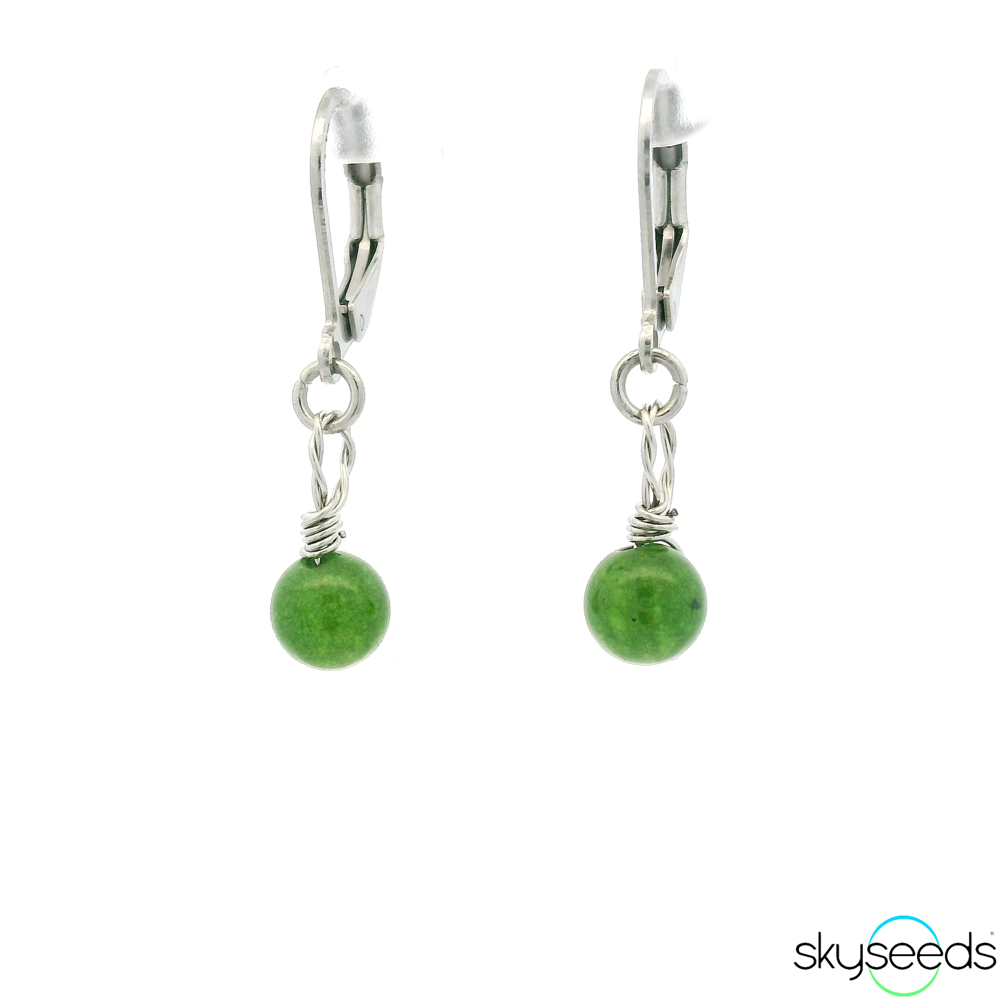 
                  
                    Jade - Stainless Steel Earrings
                  
                