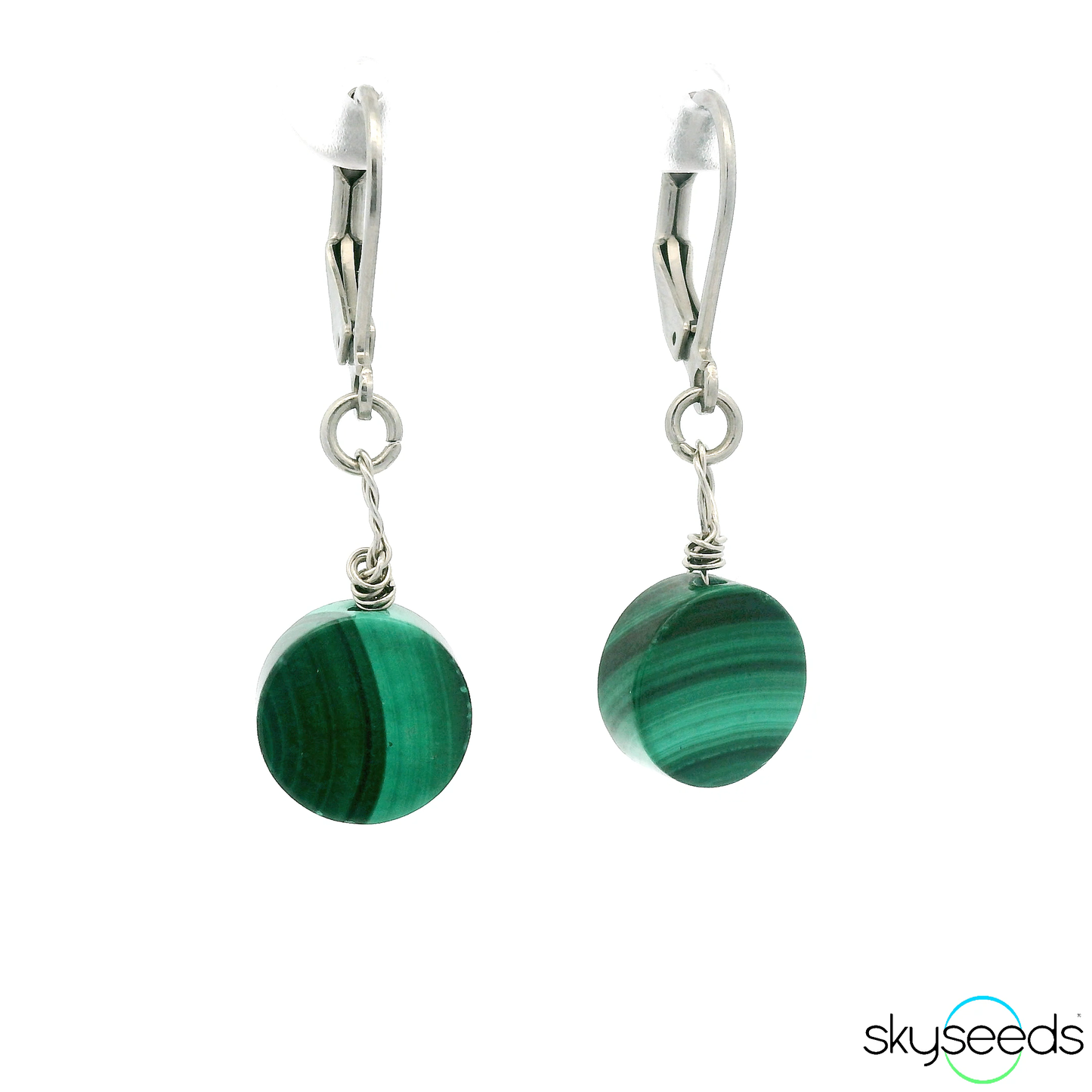 
                  
                    Malachite - Stainless Steel Earrings
                  
                