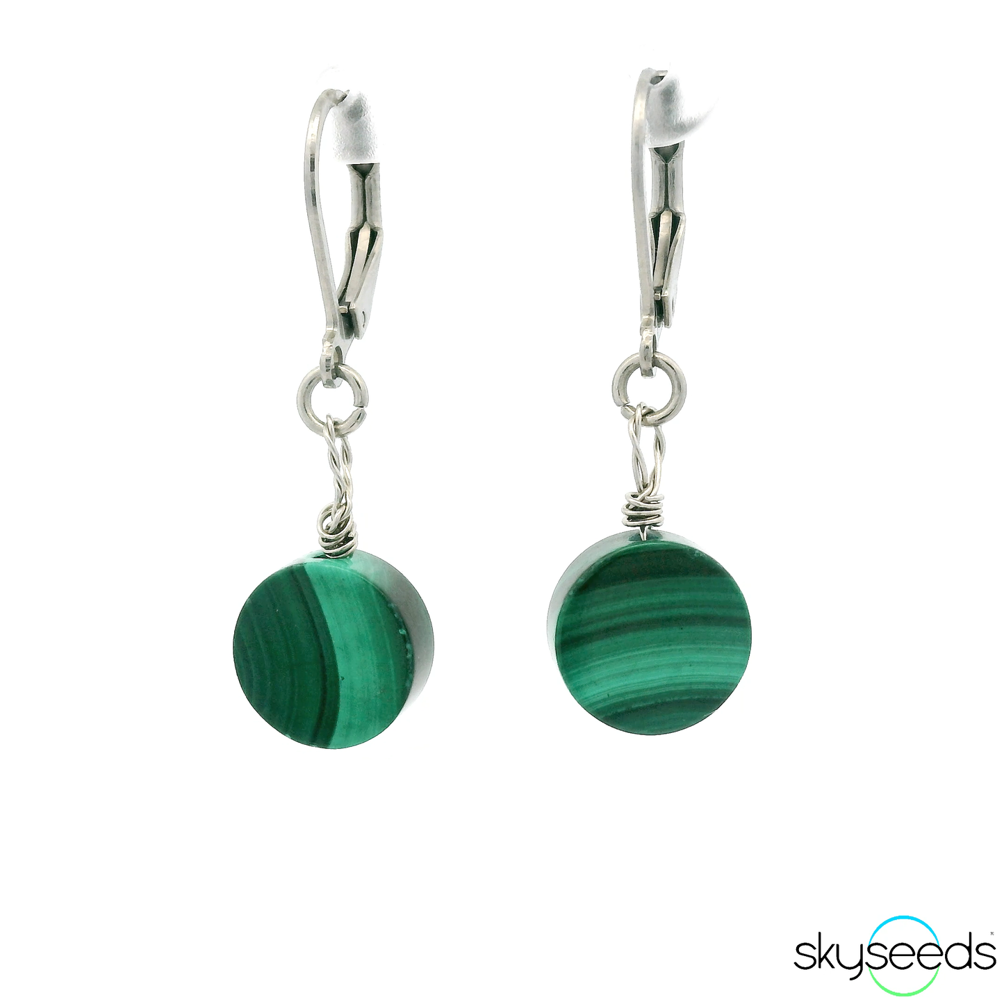 
                  
                    Malachite - Stainless Steel Earrings
                  
                