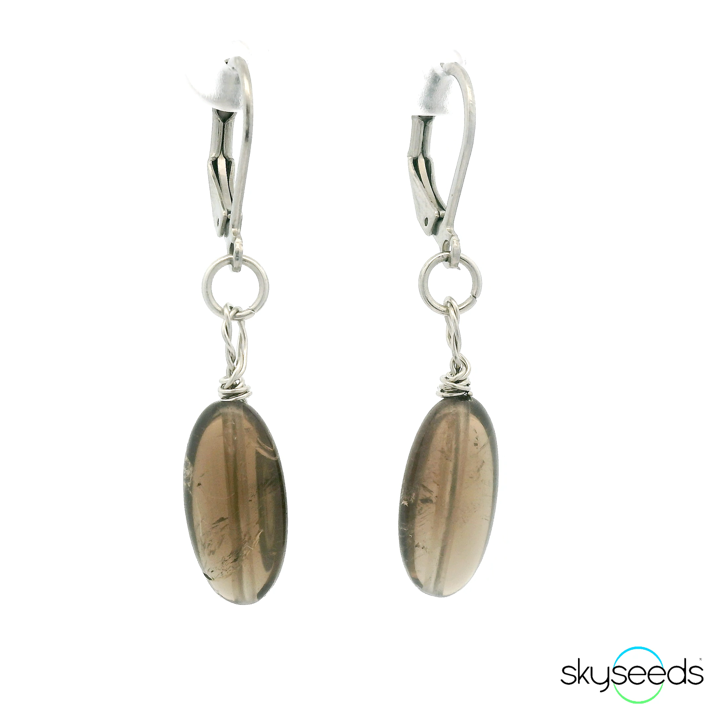 
                  
                    Smoky Quartz - Stainless Steel Earrings
                  
                