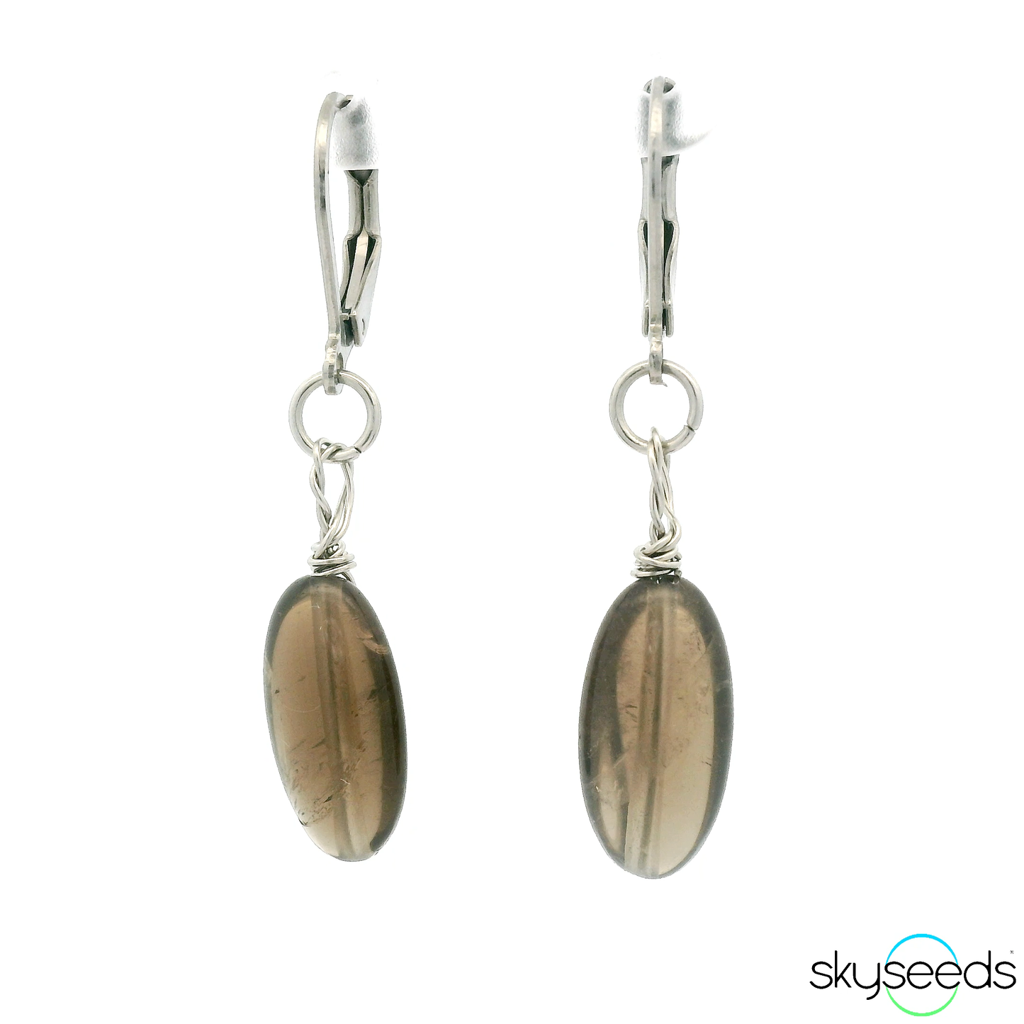 
                  
                    Smoky Quartz - Stainless Steel Earrings
                  
                