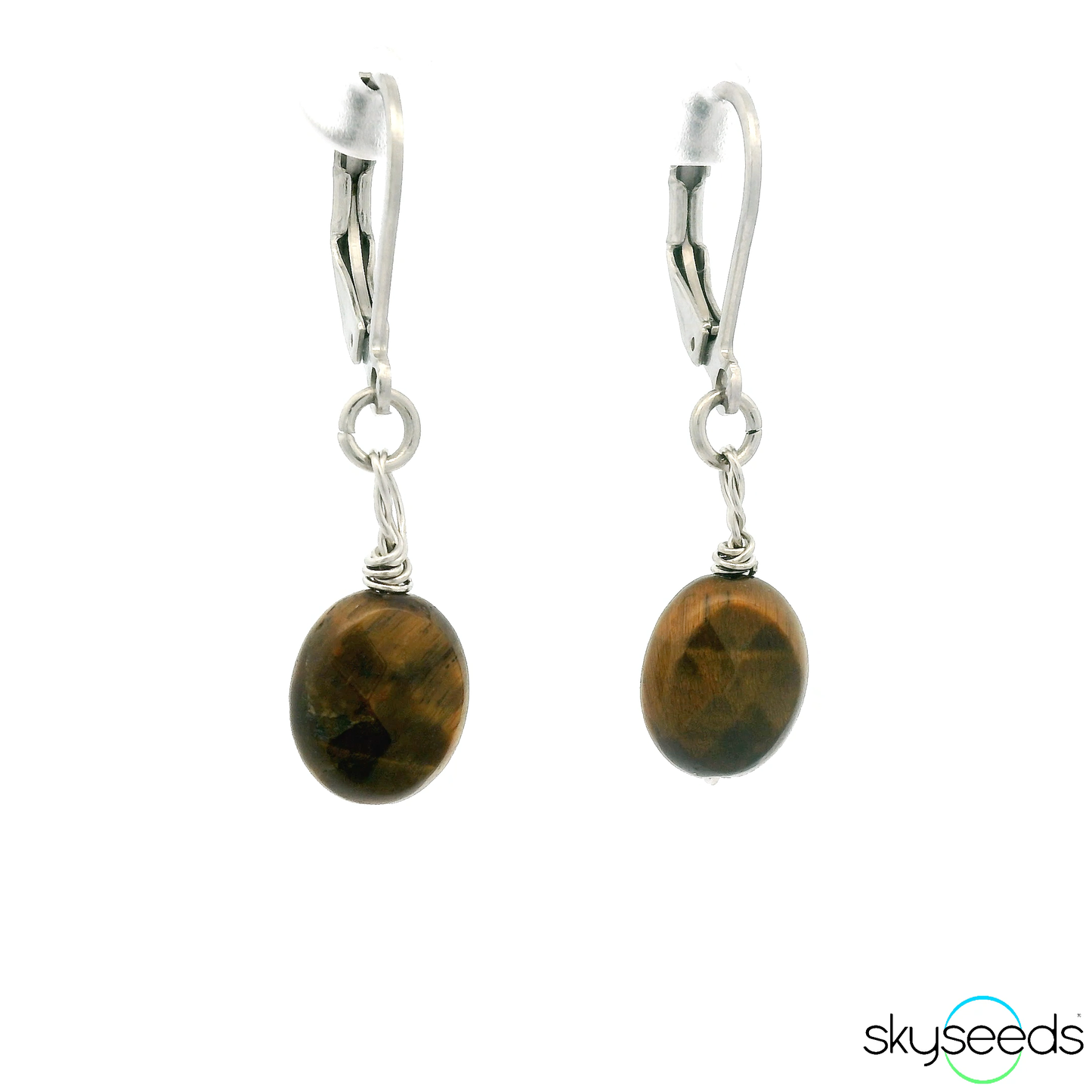 
                  
                    Golden Tiger Eye - Stainless Steel Earrings
                  
                