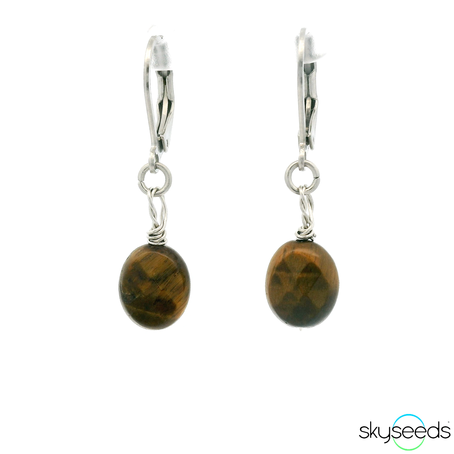 
                  
                    Golden Tiger Eye - Stainless Steel Earrings
                  
                