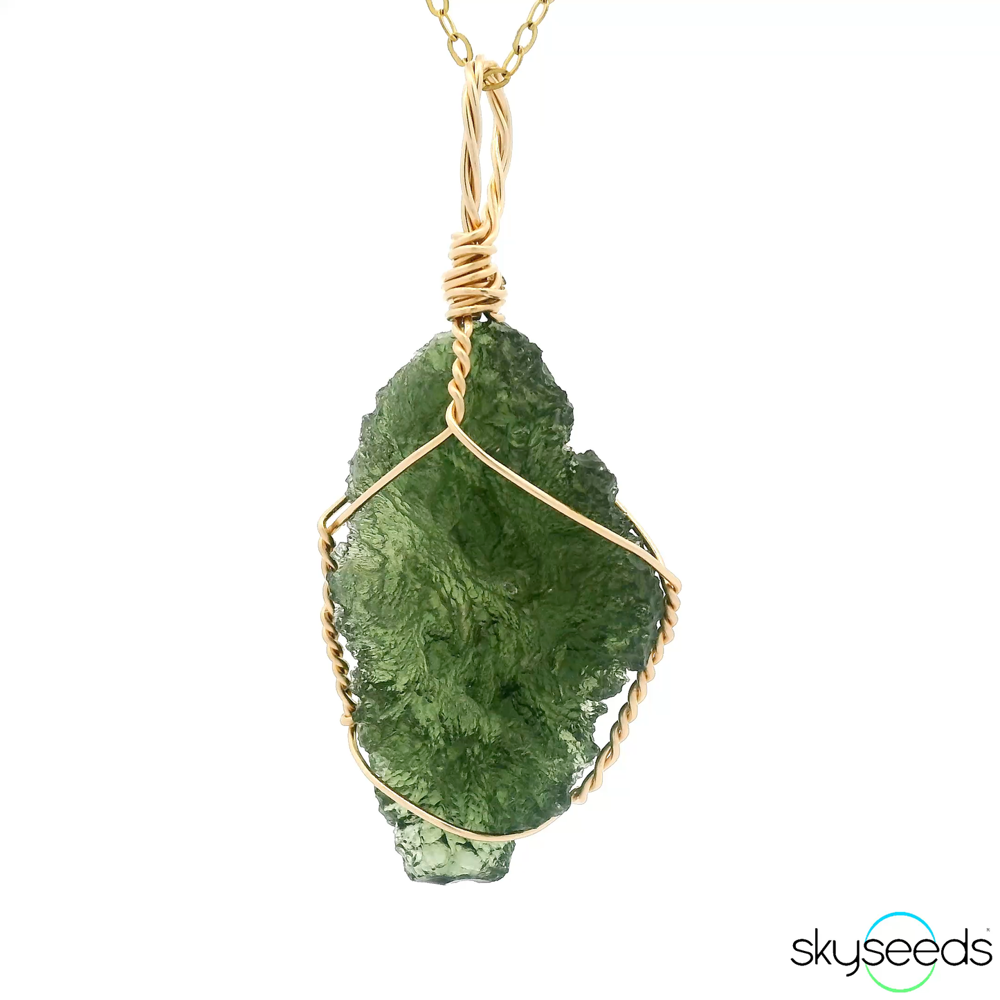 
                  
                    Moldavite - 14kt Gold Filled Pendant
                  
                